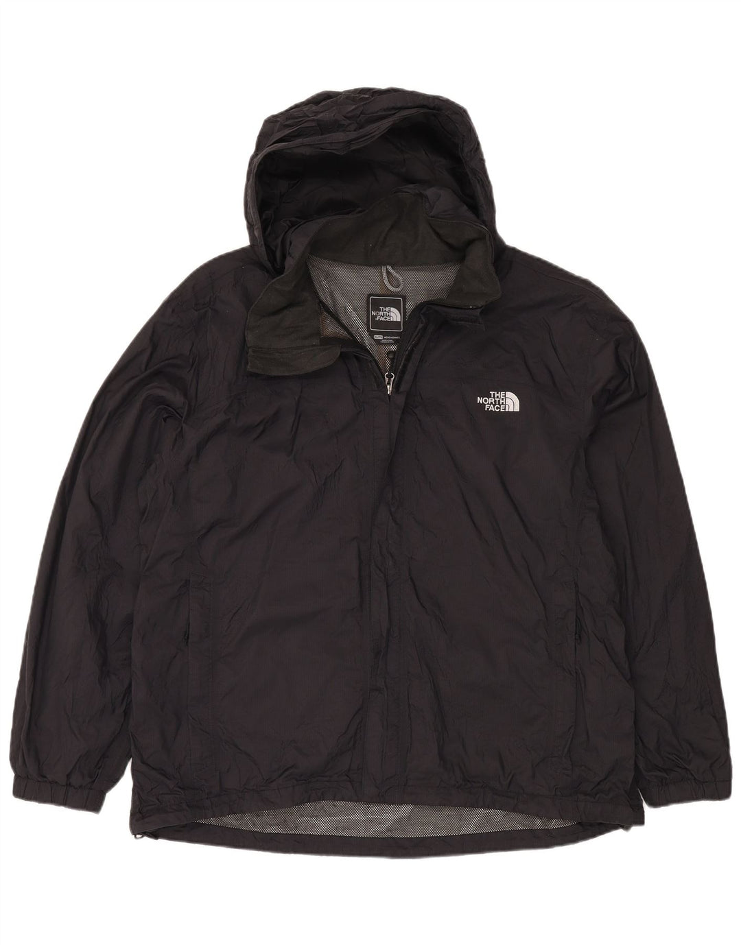 THE NORTH FACE Veste de pluie à capuche pour homme UK 42 XL Nylon noir