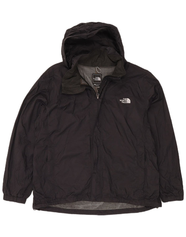 THE NORTH FACE Veste de pluie à capuche pour homme UK 42 XL Nylon noir