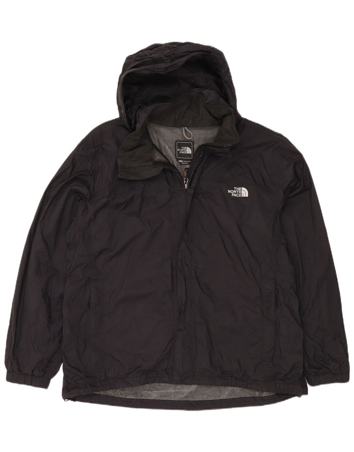 THE NORTH FACE Veste de pluie à capuche pour homme UK 42 XL Nylon noir
