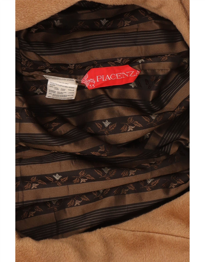 Piacenza Manteau à manches 3/4 pour femme UK 12 laine beige moyen