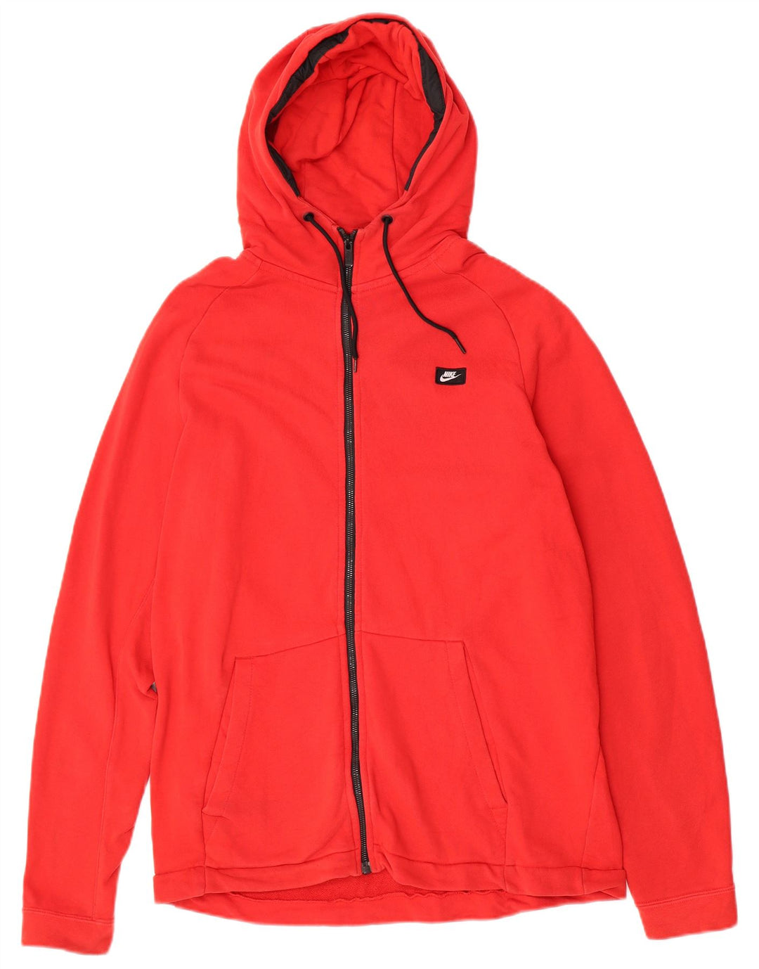 NIKE Pull à capuche zippé pour homme XL Rouge Coton