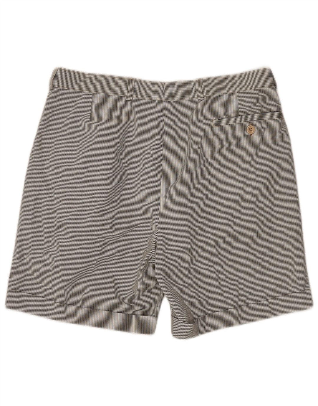 VINTAGE Short Chino Pegged Homme IT 52 XL W34 Rayures Multicolores