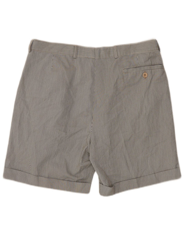 VINTAGE Short Chino Pegged Homme IT 52 XL W34 Rayures Multicolores