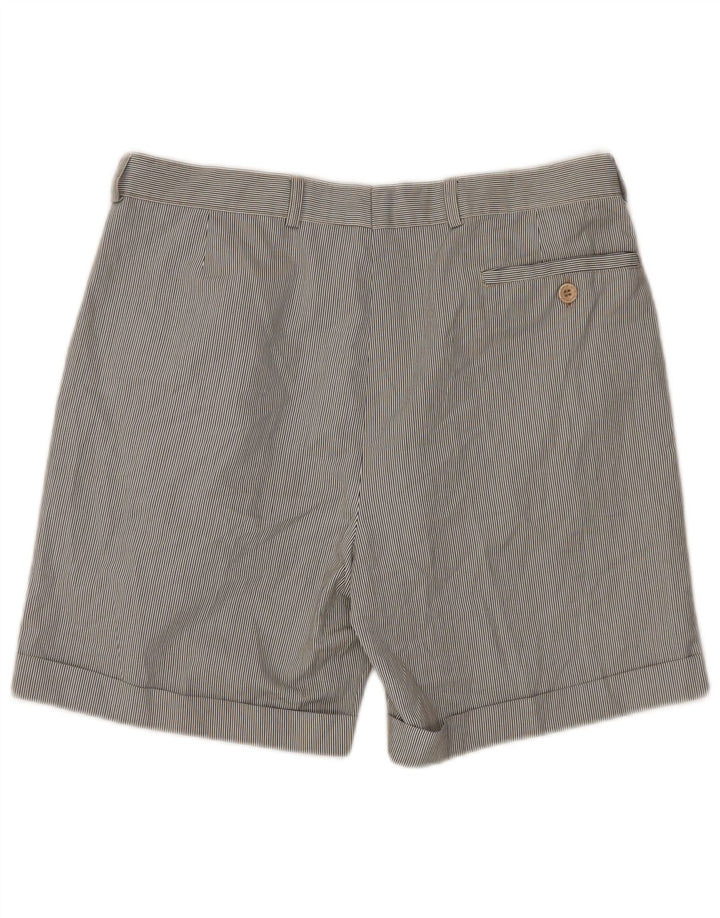 VINTAGE Short Chino Pegged Homme IT 52 XL W34 Rayures Multicolores