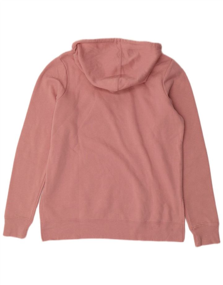 REEBOK Pull à capuche graphique pour femme UK 44 Coton rose moyen