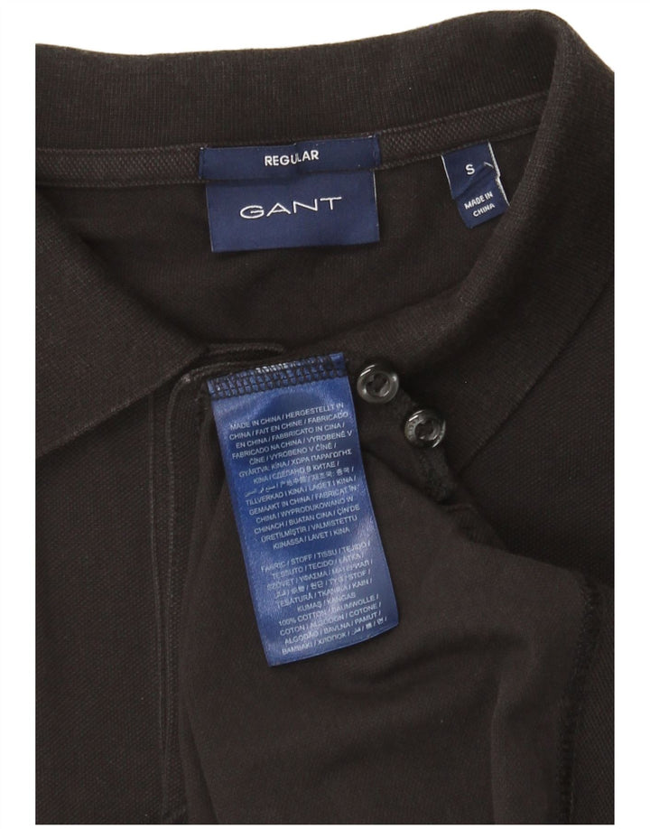 Gant Polo Regular Fit Homme Petit Noir Coton