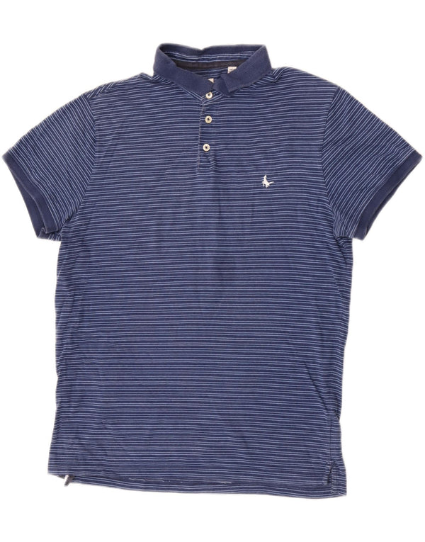 Jack Wills Polo Homme XL Bleu Rayé Coton