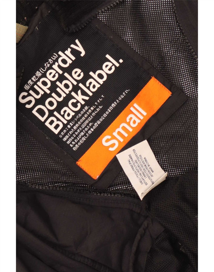 Superdry Veste de Pluie Homme UK 36 Petit Nylon Noir