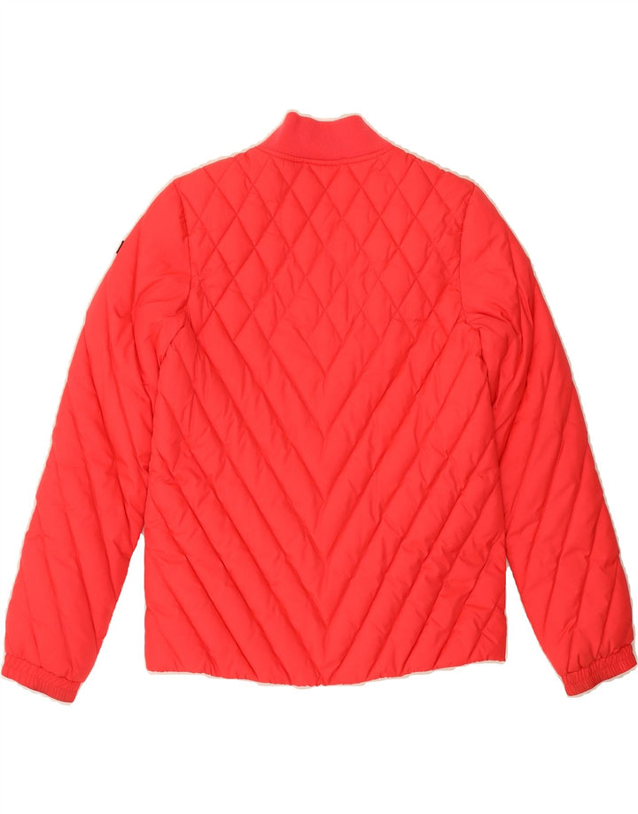 TOMMY HILFIGER Girls Quilted Jacket 13-14 Years Pink Polyester Vintage Tommy Hilfiger and Second-Hand Tommy Hilfiger from Messina Hembry 