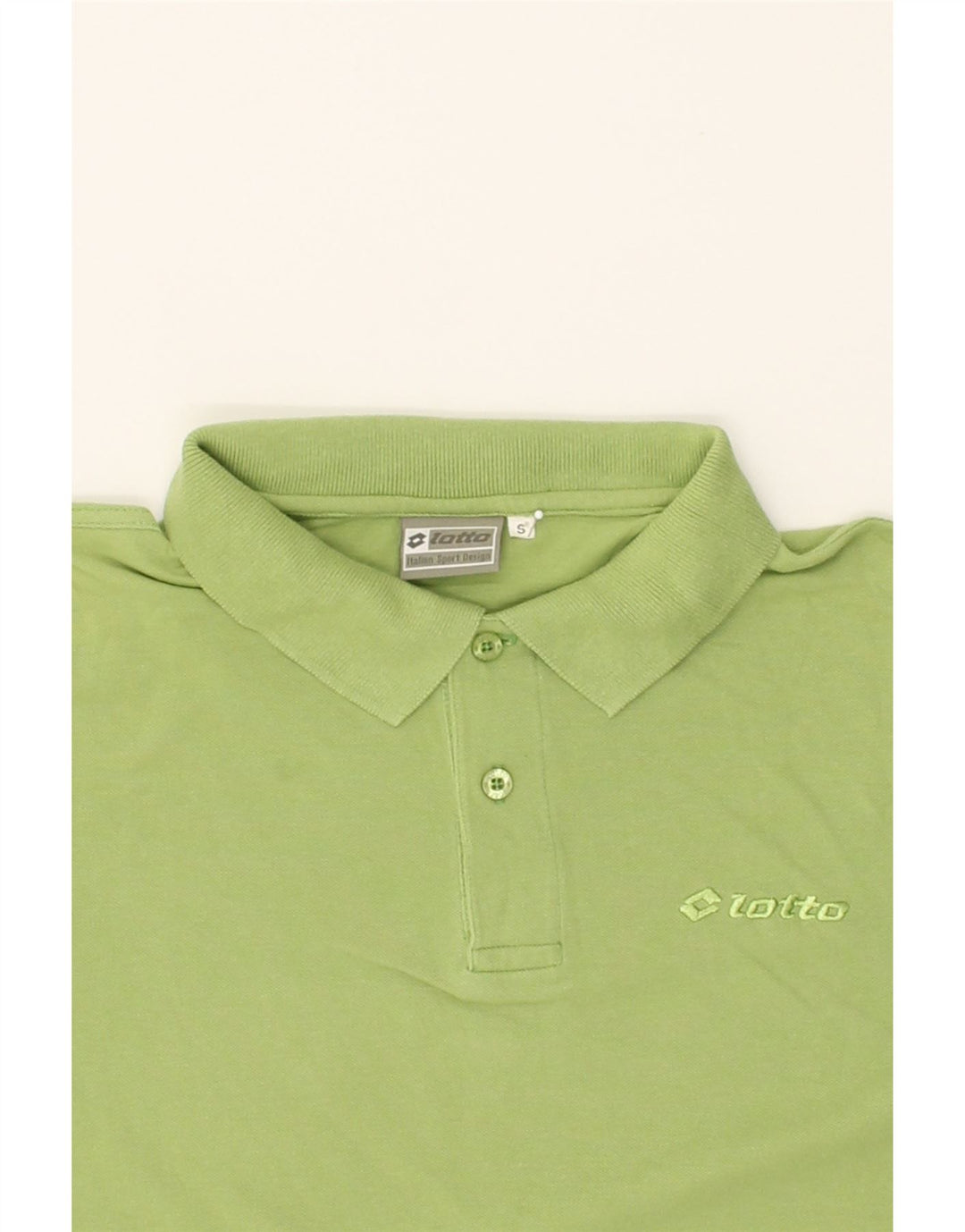LOTTO Mens Polo Shirt Small Green Vintage Lotto and Second-Hand Lotto from Messina Hembry 