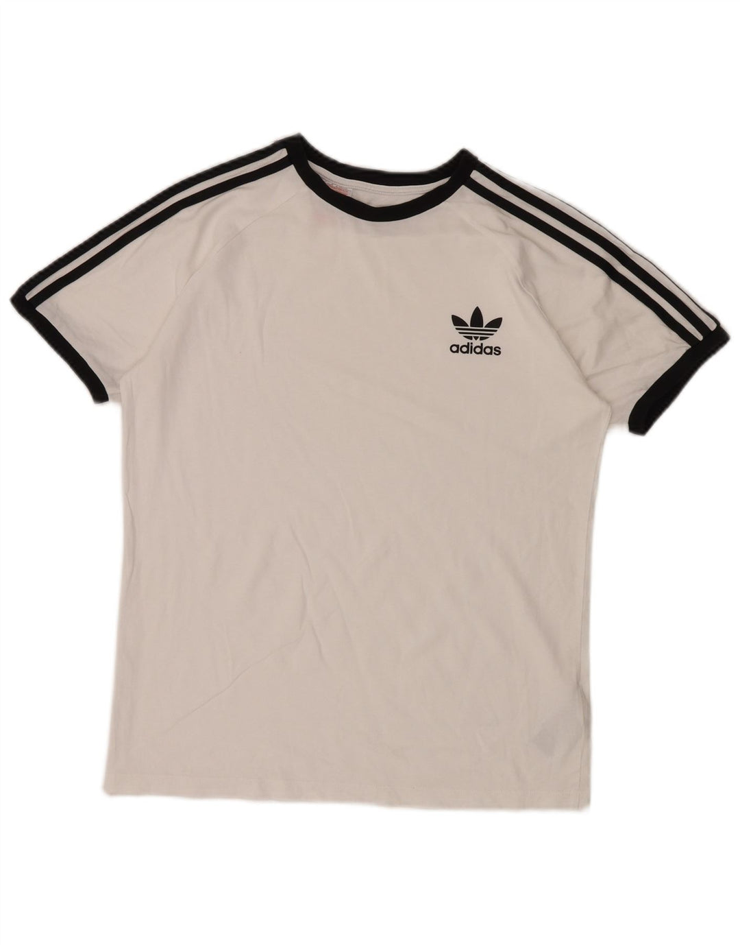 ADIDAS T-Shirt Garçon 13-14 ans Blanc Coton