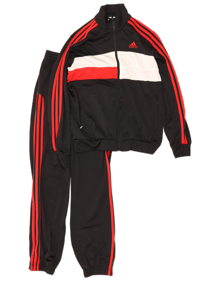 Adidas Survêtement Complet Garçon 13-14 ans Noir Colourblock Polyester