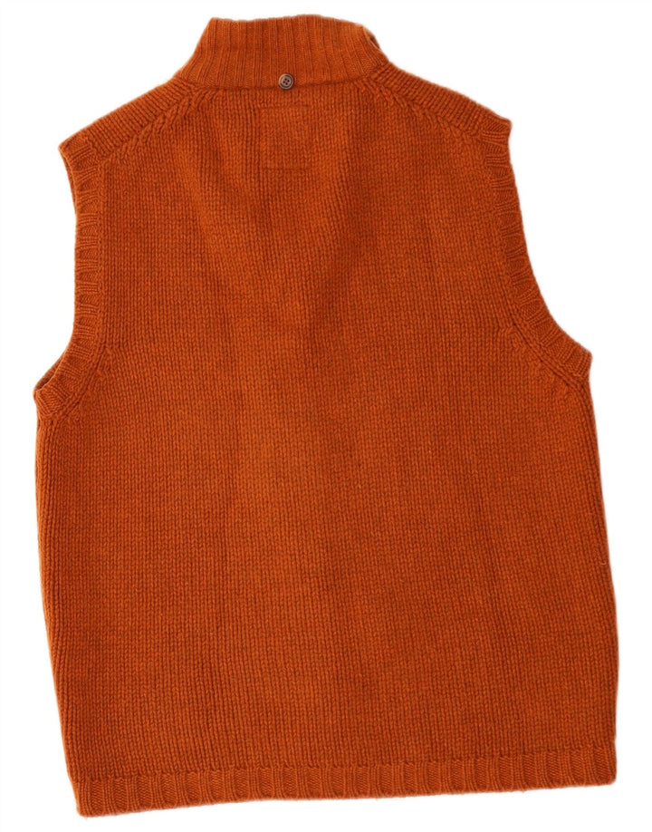 Fay Cardigan sans manches pour homme Orange moyen