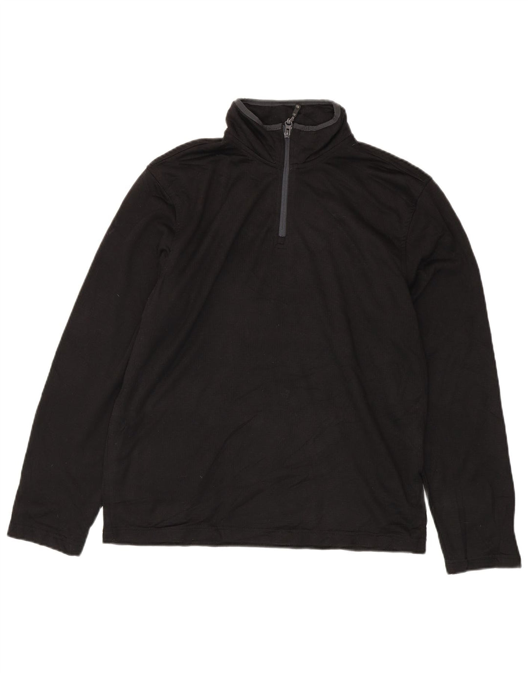 Starter Pull à col zippé pour homme UK 38/40 Noir moyen