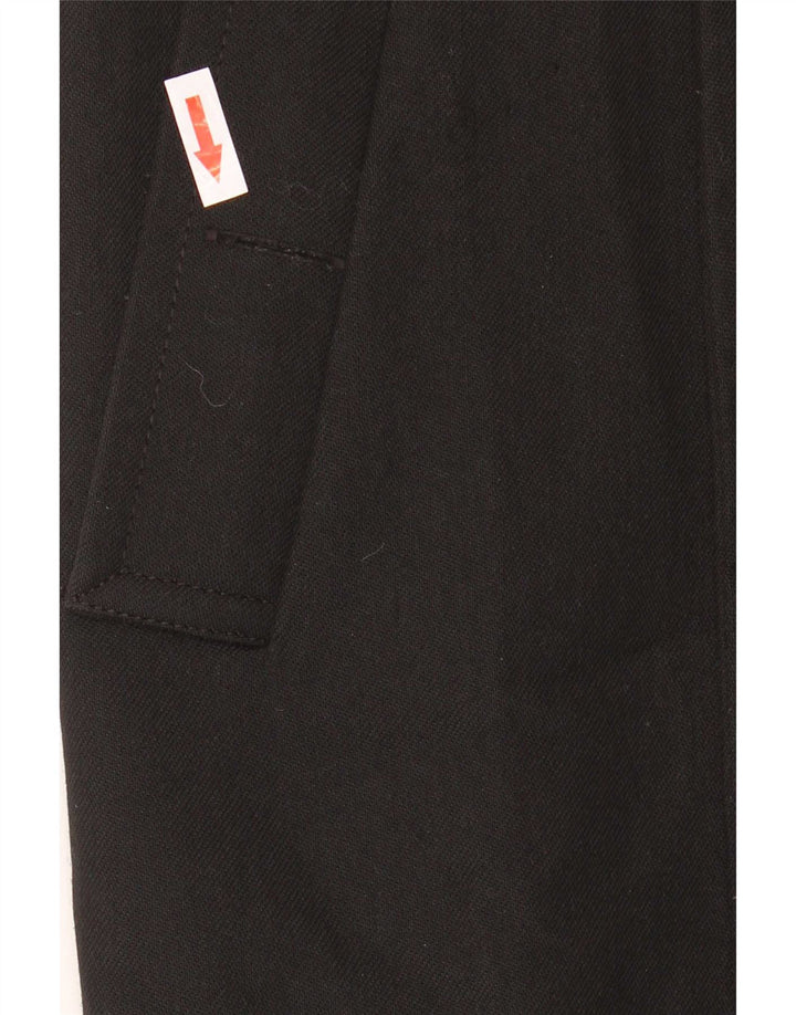 Ted Baker Manteau ouvert pour femme Taille 4 Grand Noir Polyester