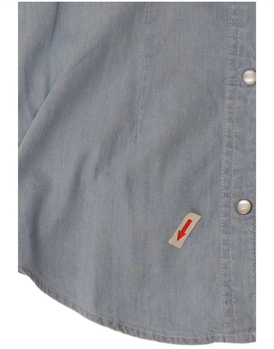 Lee Chemise sans manches pour femme UK 10 Small Bleu