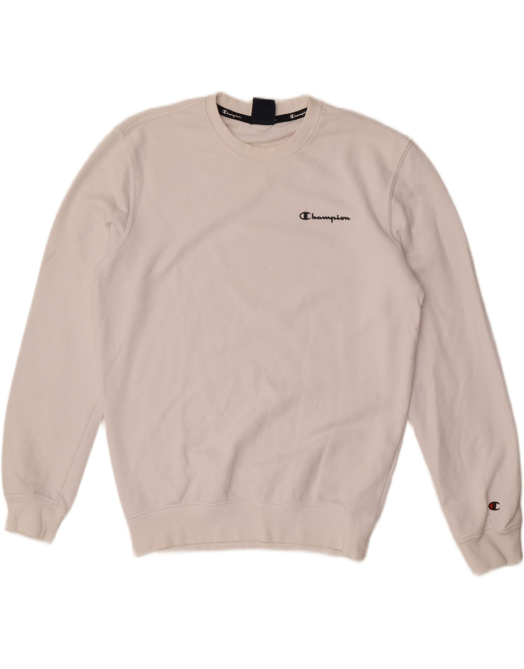 Champion Sweat-shirt pour homme en coton blanc Petit
