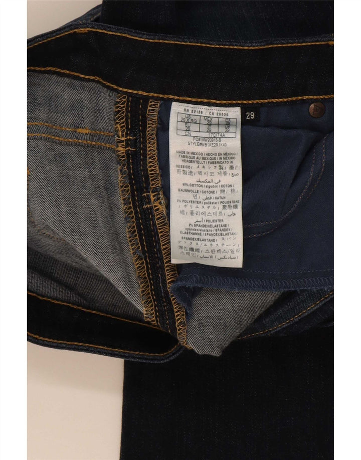 Guess Jean Bootcut Low Femme W29 L33 Bleu Marine Coton