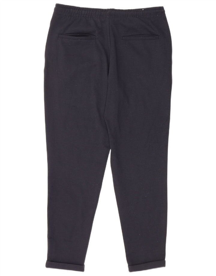 Zara Pantalon Chino Slim Homme Moyen W31 L27 Bleu Marine Polyester