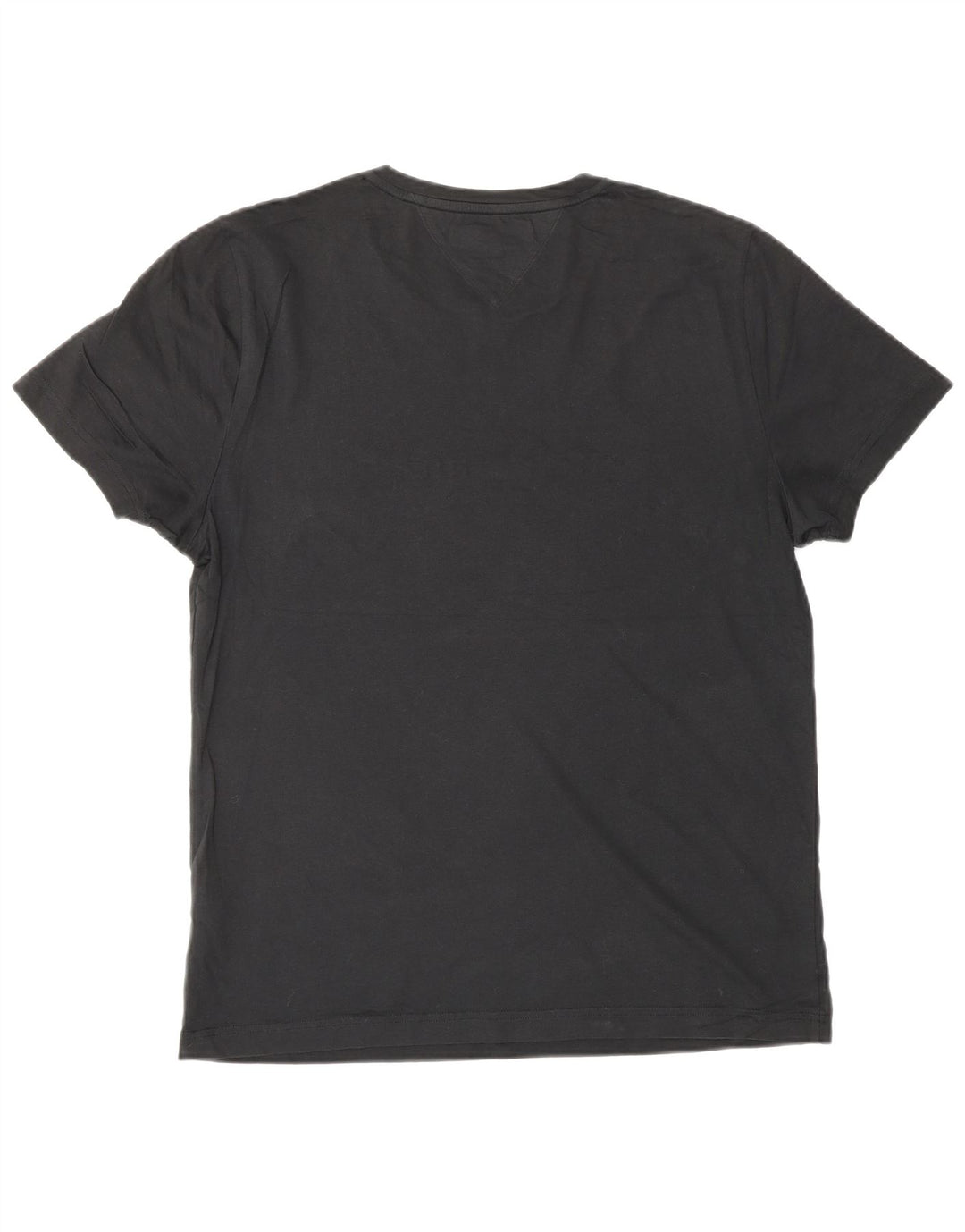 Tommy Hilfiger T-Shirt Graphique Homme Noir Moyen Coton