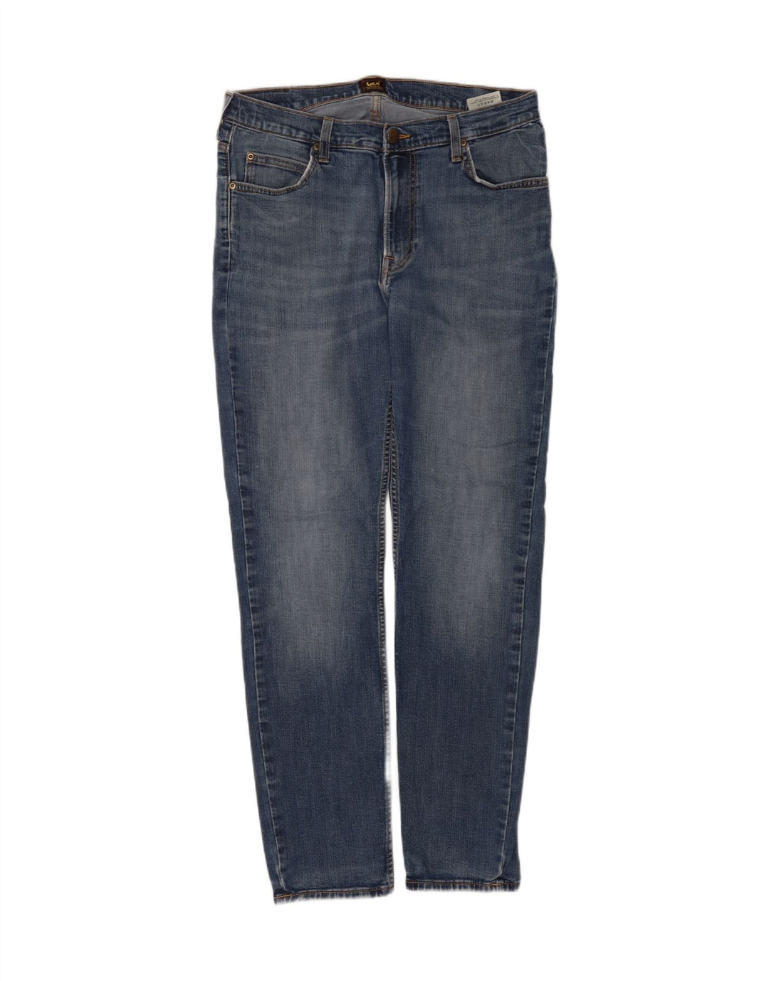 Lee Jean Slim Rider W33 L32 Homme Bleu Coton