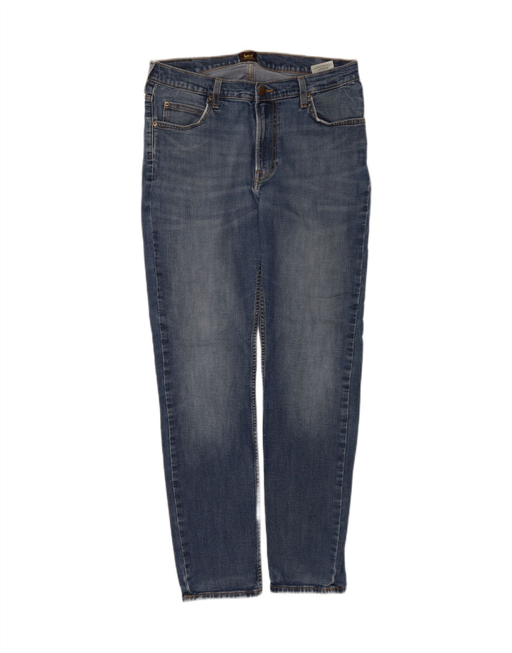 Lee Jean Slim Rider W33 L32 Homme Bleu Coton