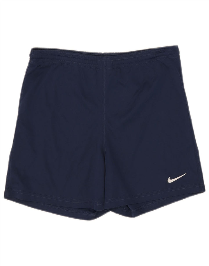 Short de sport Nike garçon 12-13 ans grand bleu marine polyester