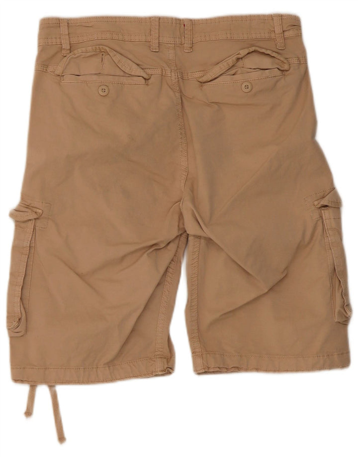 Jack & Jones Short Cargo Homme Petit W30 Coton Beige
