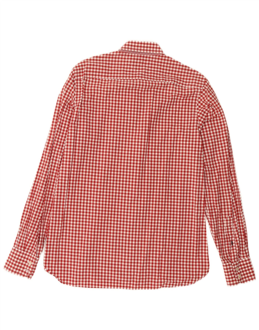 Tommy Hilfiger Chemise coupe classique pour homme en coton vichy rouge petit