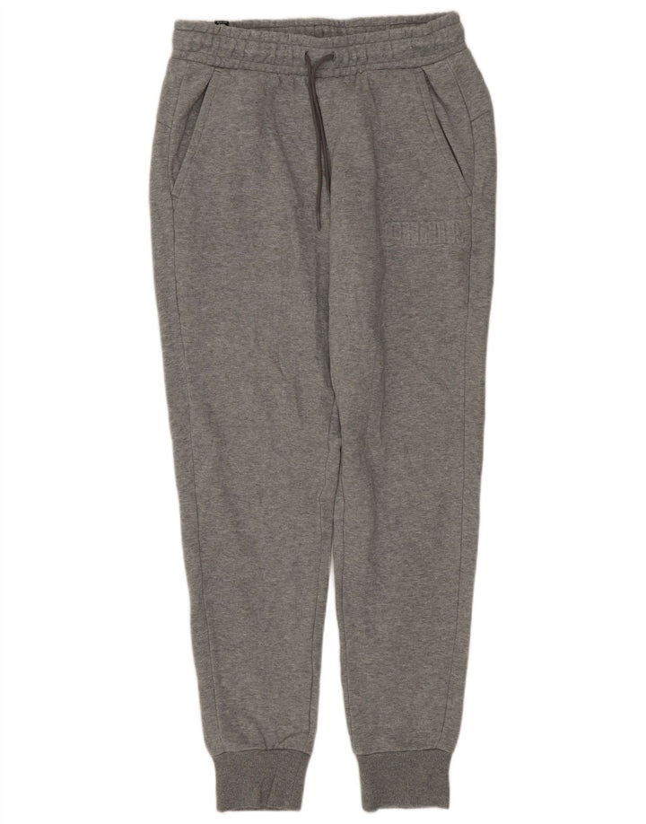 PUMA Pantalon de survêtement pour homme en coton gris Small