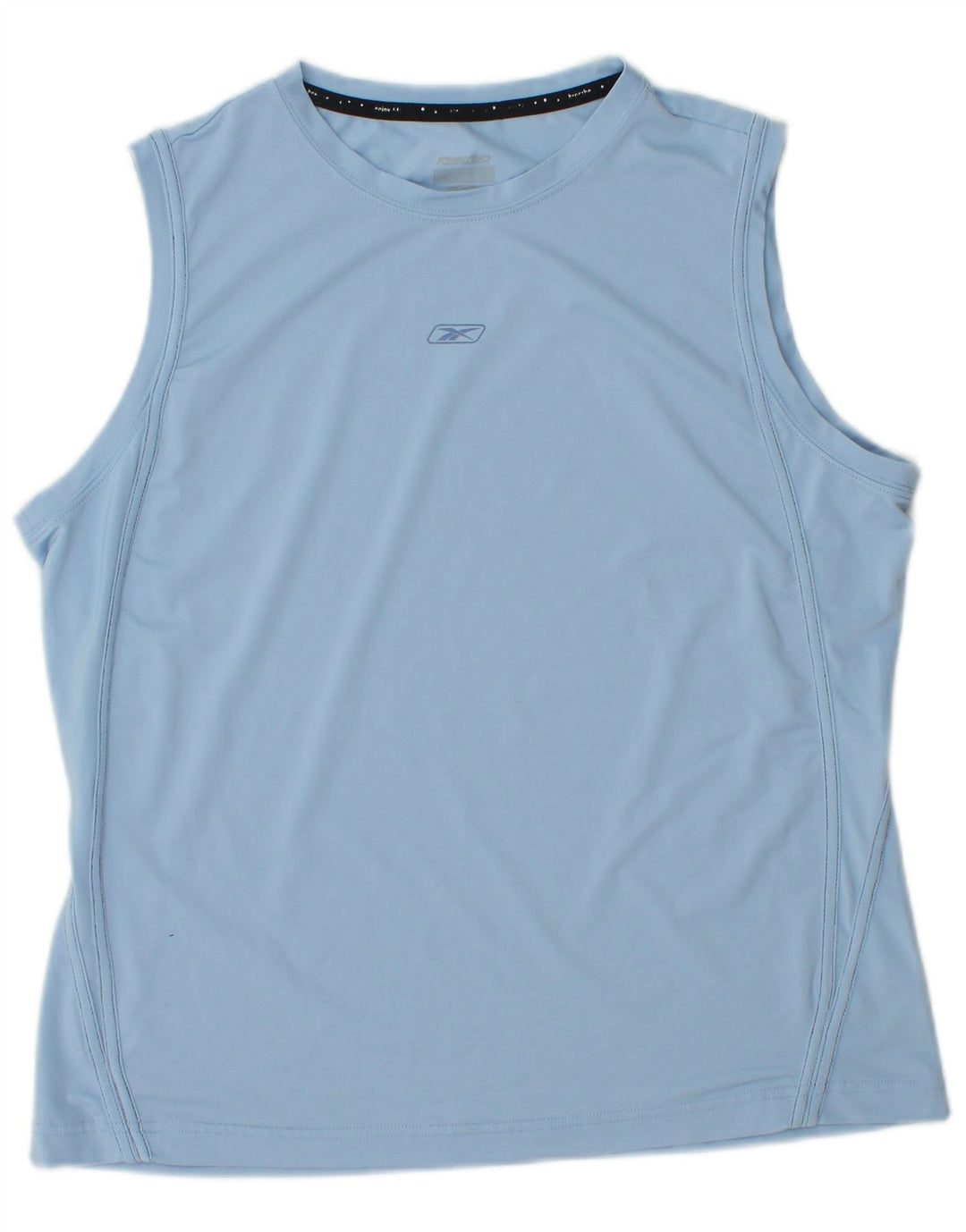 REEBOK Débardeur Femme UK 44 Bleu Moyen Polyester