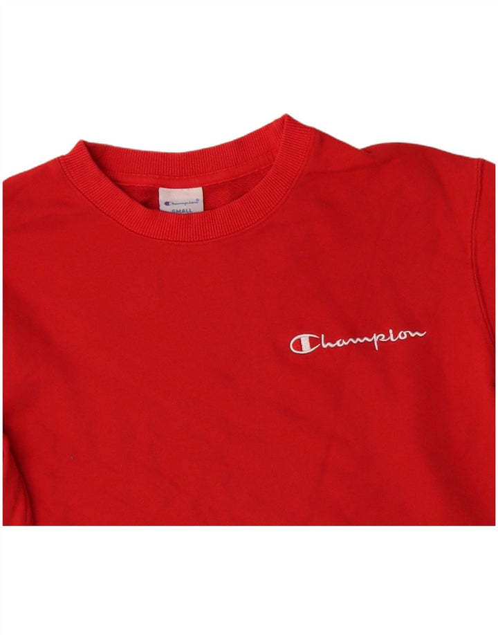 Champion Sweat-shirt pour femme UK 10 Petit Rouge Coton
