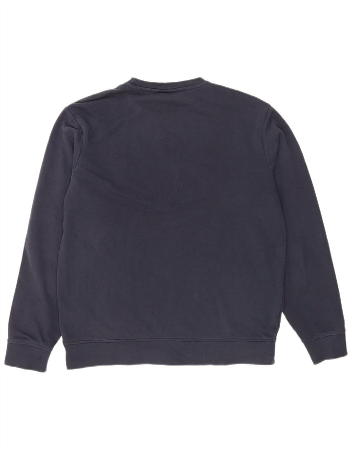 Ellesse Sweat-shirt en coton color block bleu marine moyen pour homme