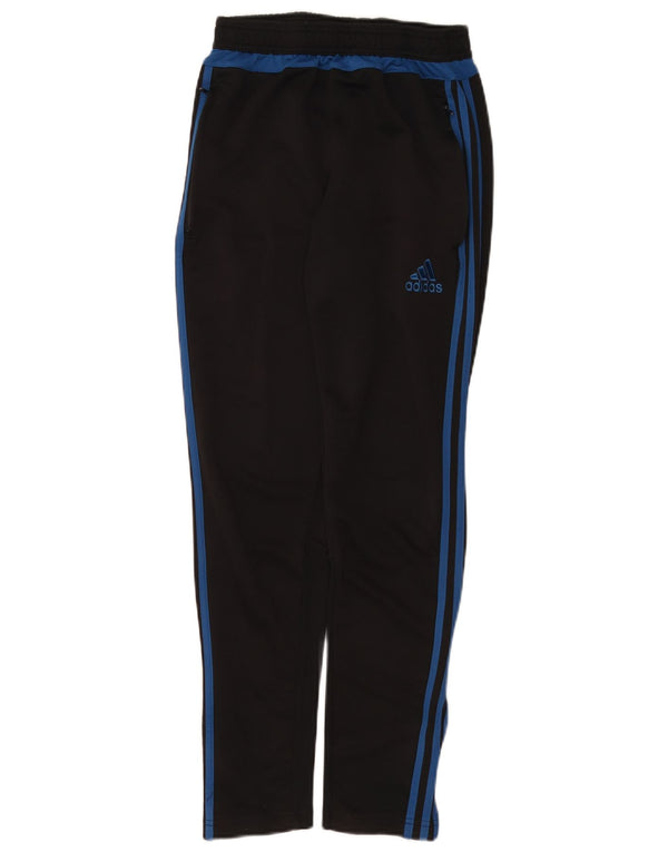 ADIDAS Mens Tracksuit Trousers Small  Black Polyester