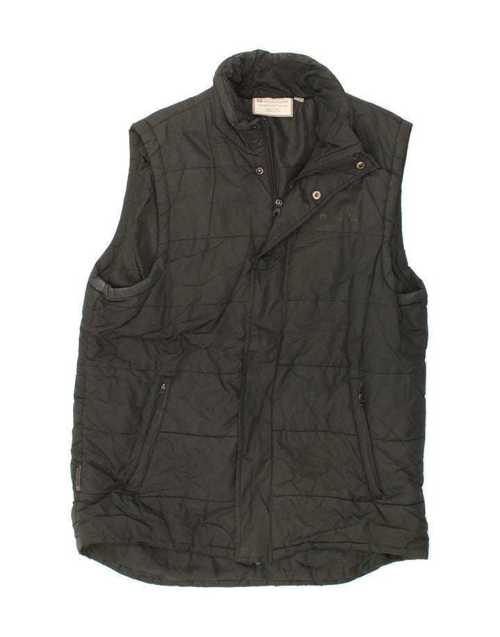 MOUNTAIN WAREHOUSE Mens Padded Gilet UK 38 Medium Black Polyester Vintage Mountain Warehouse and Second-Hand Mountain Warehouse from Messina Hembry 