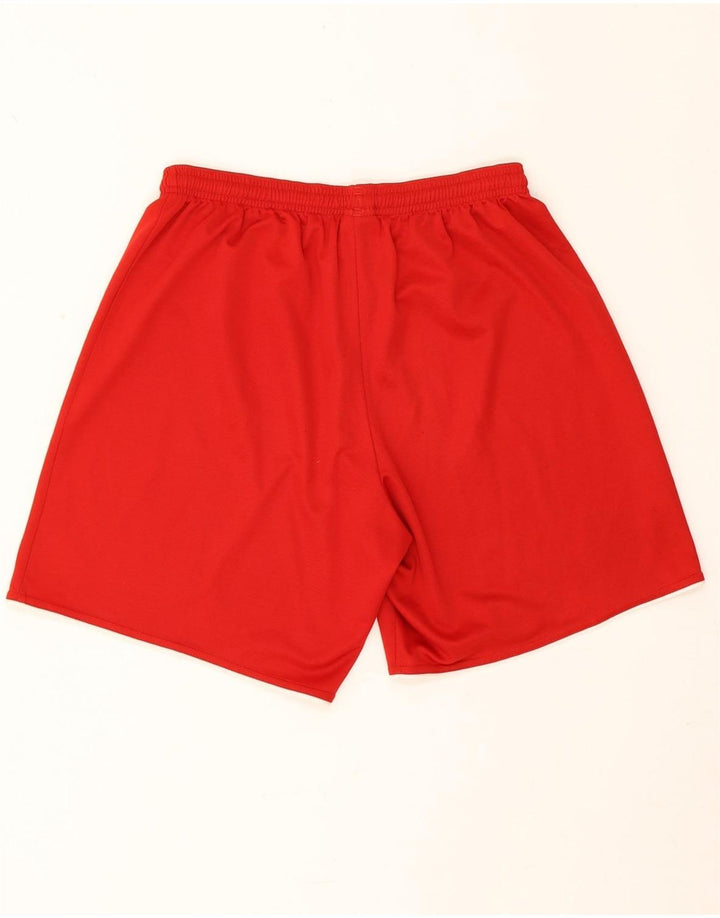 Adidas Short de Sport Climalite Homme Rouge Moyen Polyester