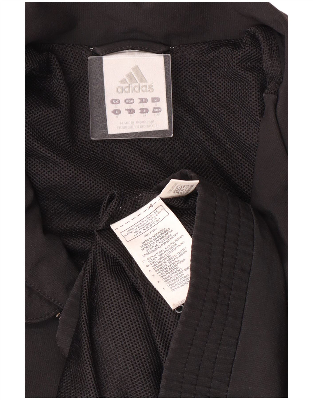 Adidas Hommes Climacool Survêtement Top Veste Petit Noir Polyester