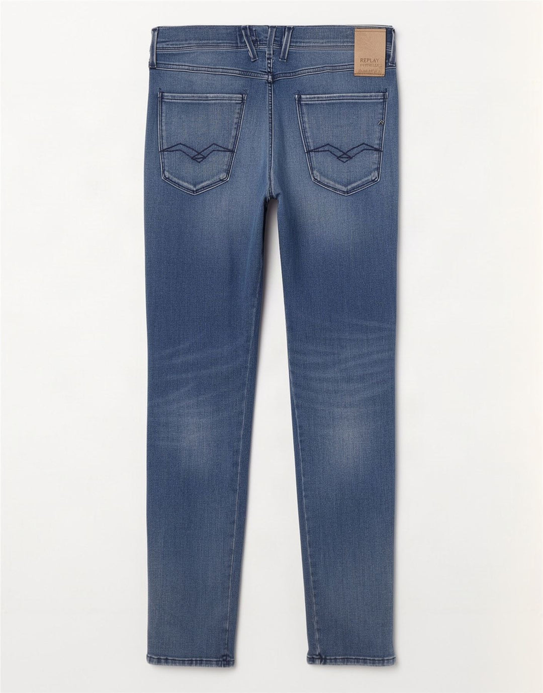 Replay Jean Slim Anbass Homme W36 L34 Bleu