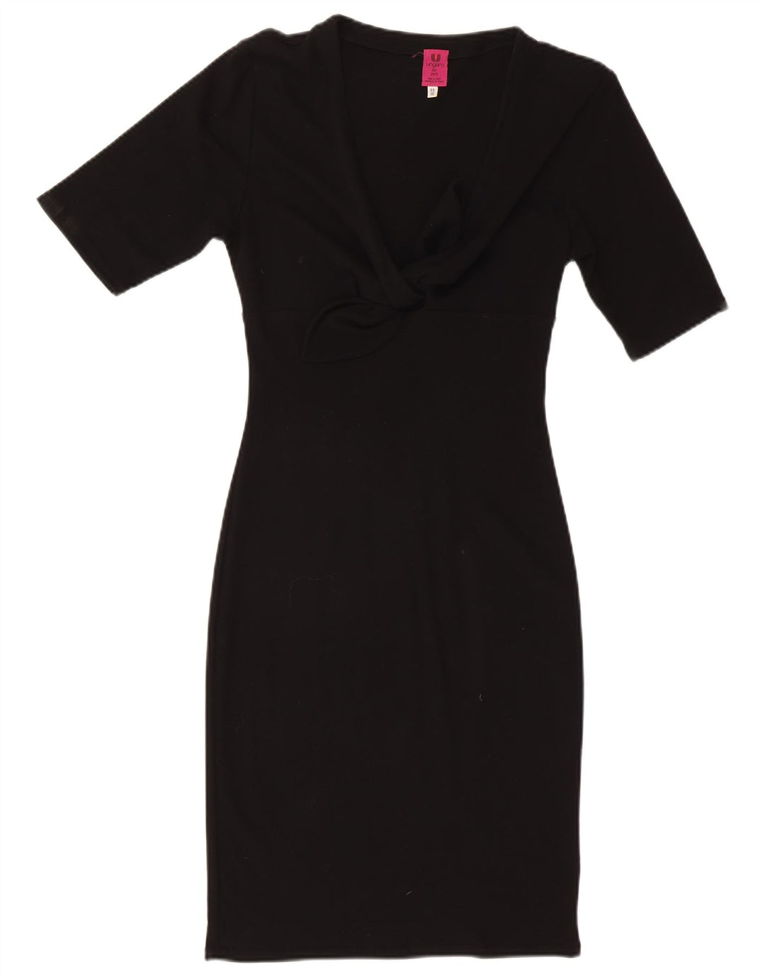 Ungaro Robe moulante pour femme UK 10 Small Noir