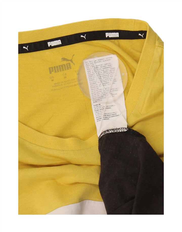 Puma T-Shirt Top Homme Multicolore Colourblock Cotton
