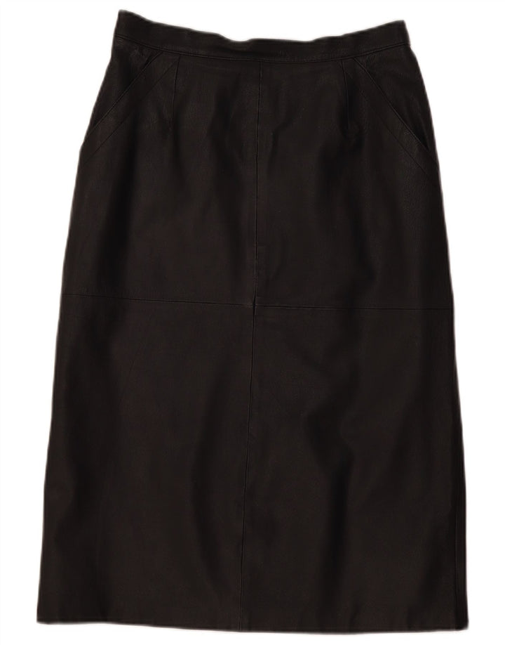 jupe droite femme vintage EU 40 Moyen W30 Noir