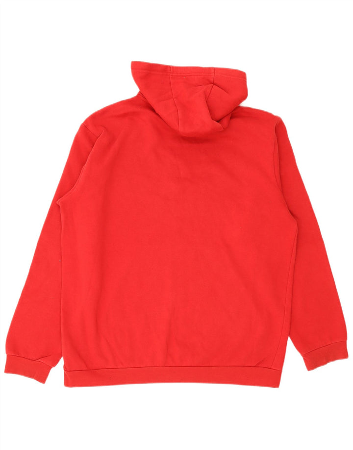 Adidas Pull à capuche pour homme en coton rouge Large