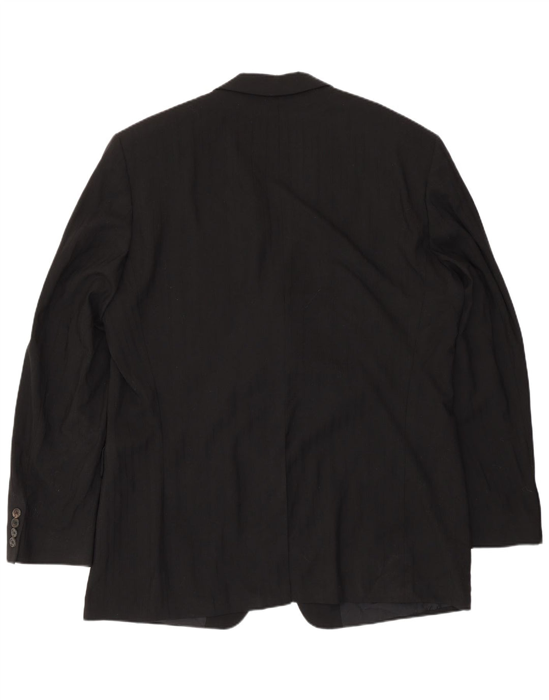 Hugo Boss Veste blazer à 3 boutons pour homme EU 56 3XL Laine rayée noire