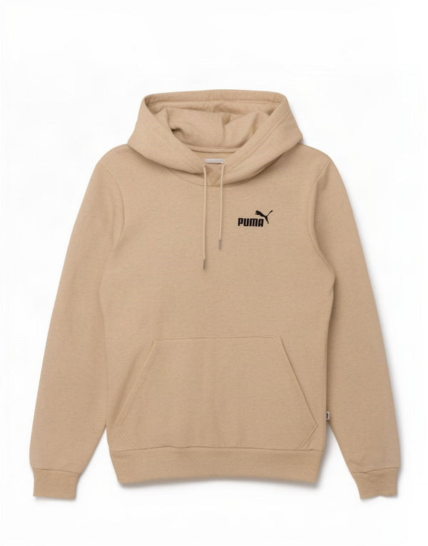 Puma Pull à capuche pour femme UK 10 Petit coton moucheté beige