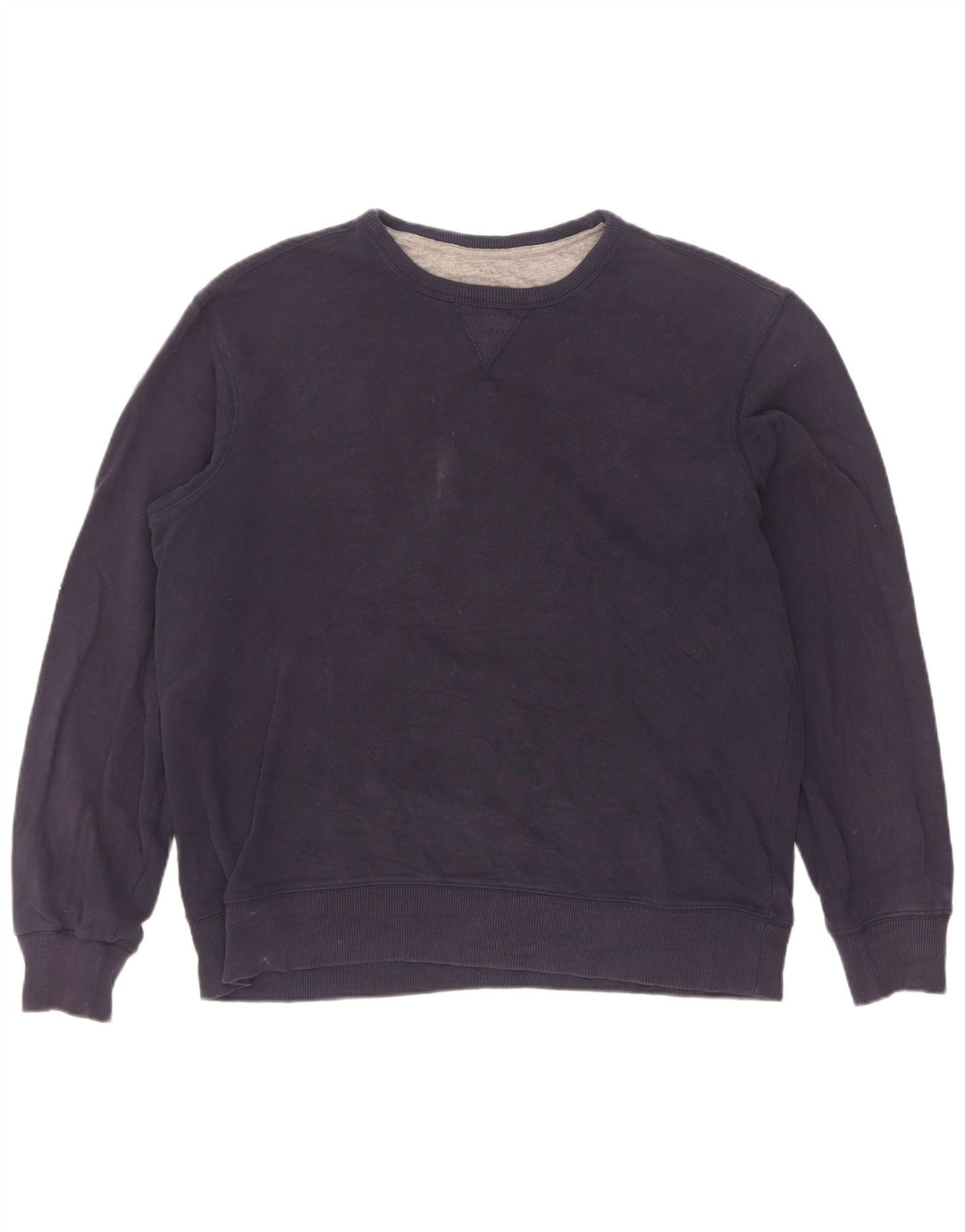 Marks & Spencer Sweat-shirt coupe classique pour homme en coton bleu marine Taille L