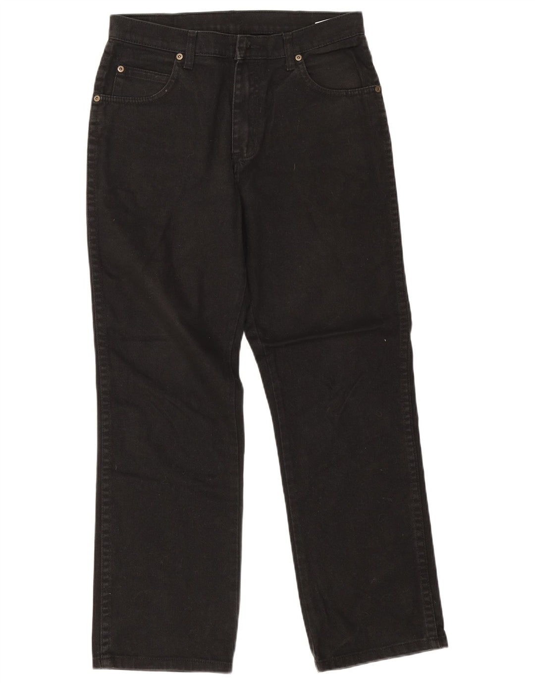 Wrangler Jean droit coupe régulière pour homme W32 L30 en coton noir