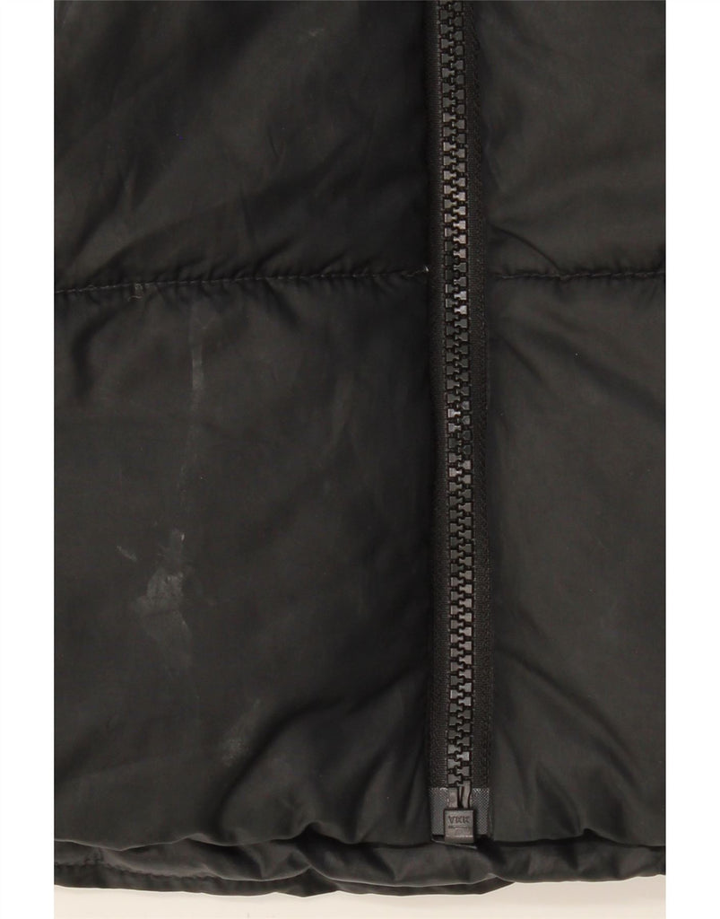 NIKE Womens Hooded Reversible Padded Jacket UK 6 XS Black Polyester Vintage Nike and Second-Hand Nike from Messina Hembry 