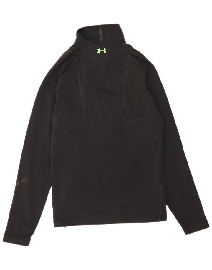 UNDER ARMOUR Haut de Survêtement Cold Gear Zip Neck Homme Noir Moyen