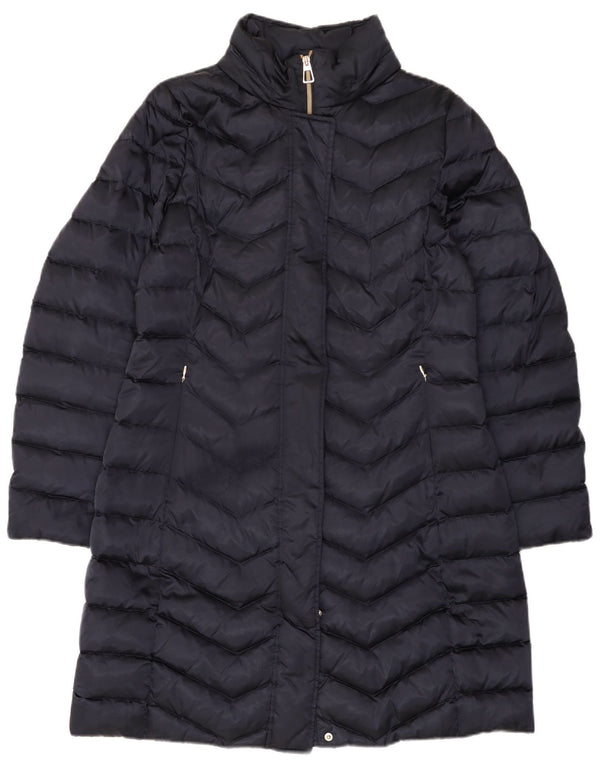 Geox Manteau matelassé Respira pour femme UK 12 Bleu marine moyen