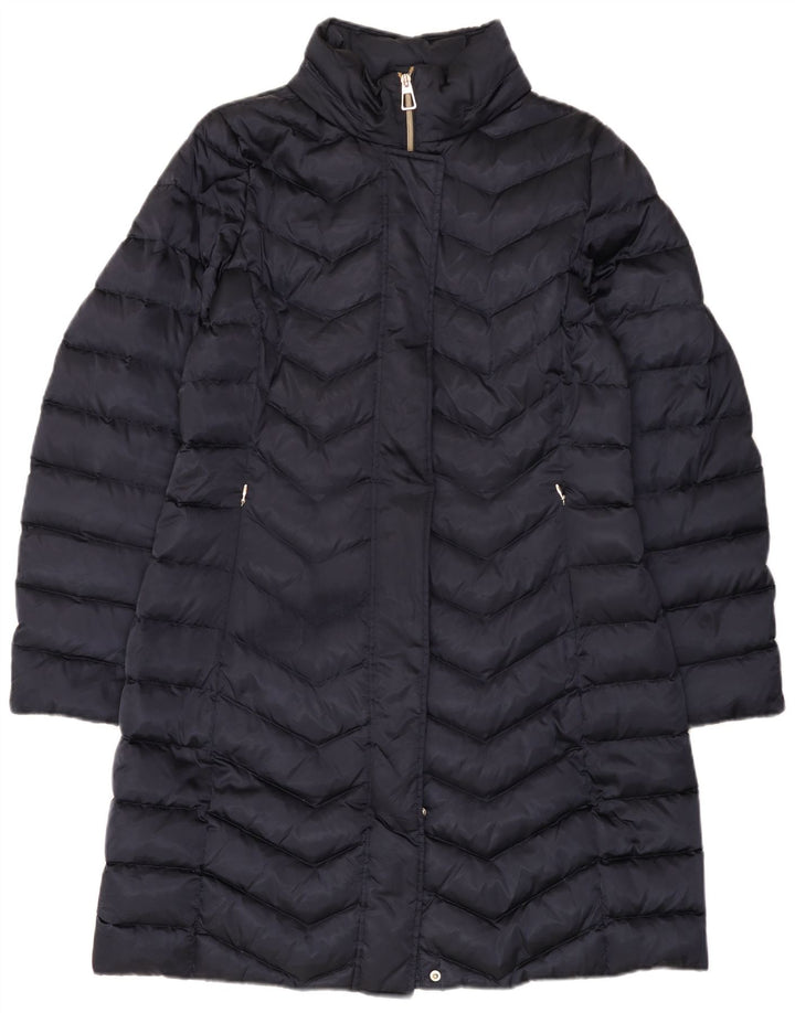 Geox Manteau matelassé Respira pour femme UK 12 Bleu marine moyen